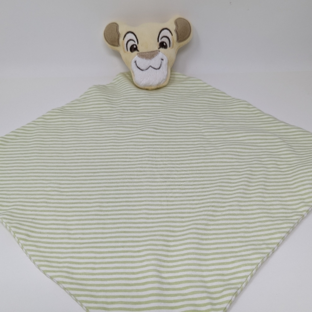 Disney Baby Lovey Simba Lion King Green Stripe